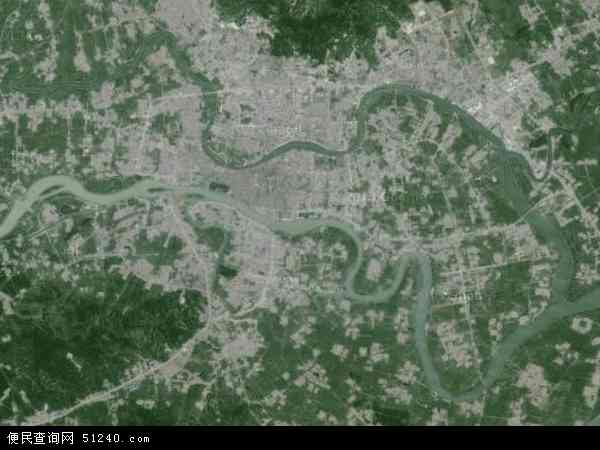 中国广东省揭阳市榕城区地图(卫星地图)