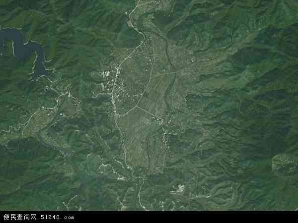 中国福建省龙岩市长汀县四都镇地图(卫星地图)图片