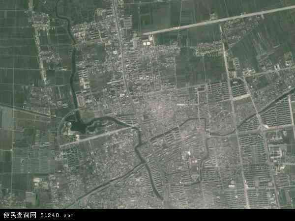 中国安徽省宿州市泗县泗城镇地图(卫星地图)