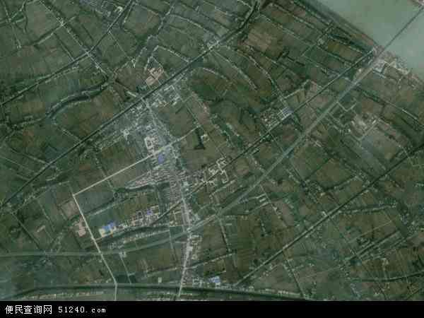 中国江苏省扬州市广陵区头桥镇地图(卫星地图)图片