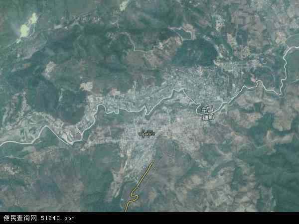 畹町镇地图 - 畹町镇卫星地图 - 畹町镇高清航拍