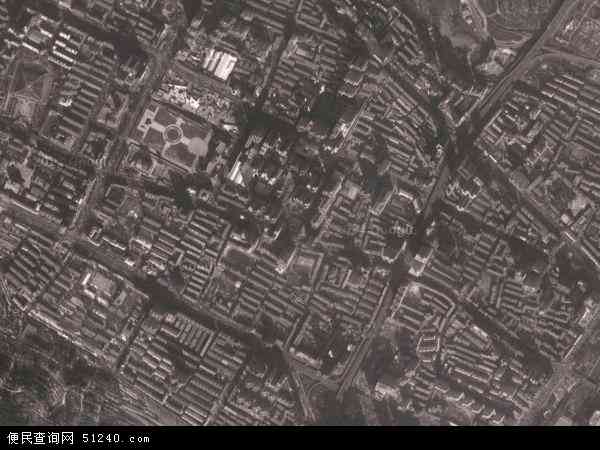 中国青海省西宁市城西区西关大街地图(卫星地图)图片