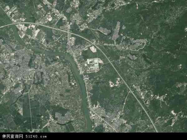 中国广东省揭阳市揭东区玉湖镇地图(卫星地图)图片