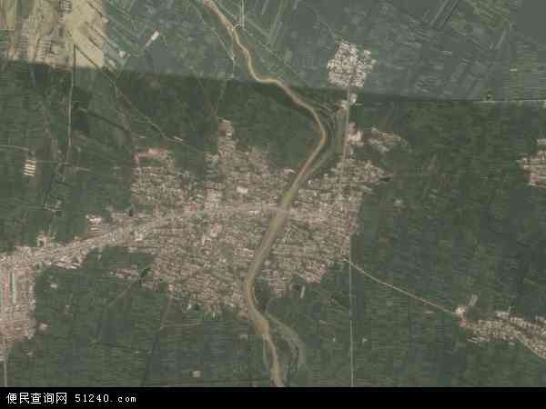 中国辽宁省锦州市北镇市中安镇地图(卫星地图)图片
