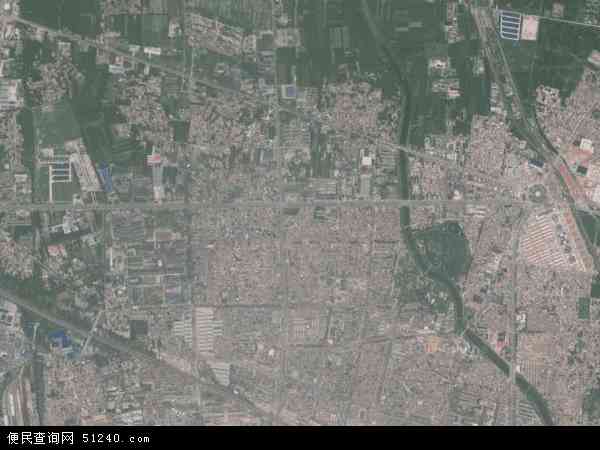 中国河南省商丘市梁园区建设地图(卫星地图)图片