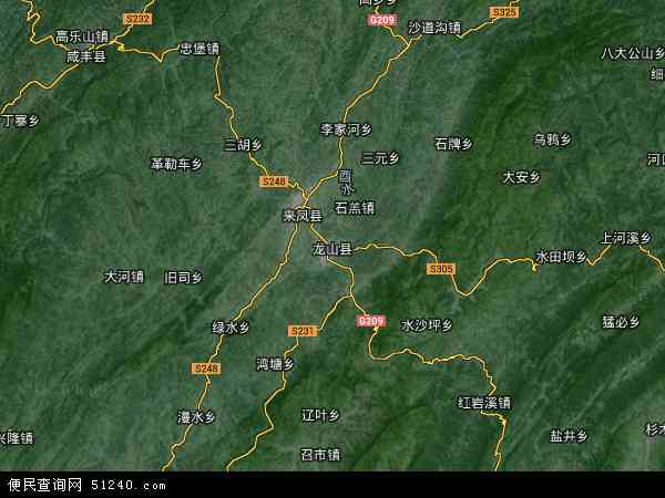 湖南省龙山县离重庆开县有多远?(图2)图片