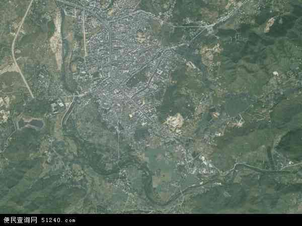 中国广东省韶关市翁源县龙仙镇地图(卫星地图)图片