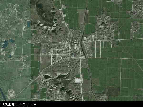 芒山镇卫星地图 - 芒山镇高清卫星地图图片