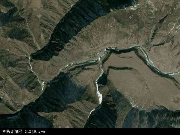 中国西藏自治区昌都地区边坝县尼木乡地图(卫星地图)图片