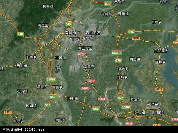 南昌县高清地图
