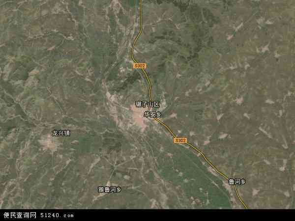 黑龙江省齐齐哈尔市碾子山区地图(地图)