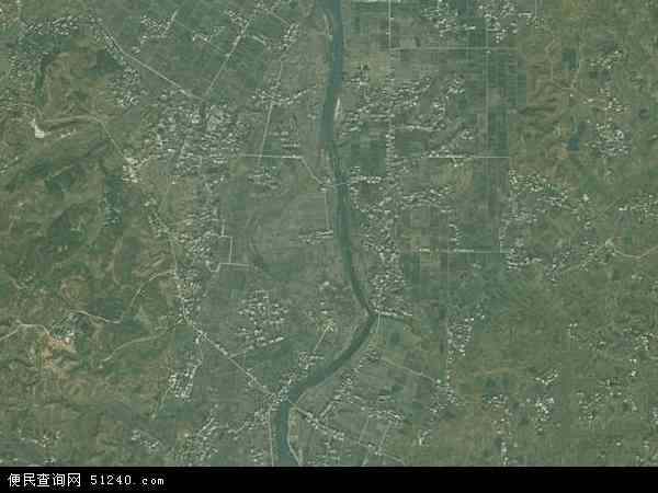 中国湖南省郴州市安仁县平背乡地图(卫星地图)图片