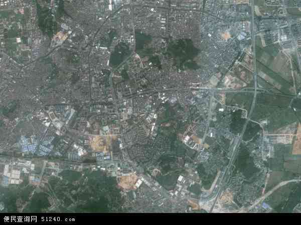 中国广东省中山市沙溪镇地图(卫星地图)图片