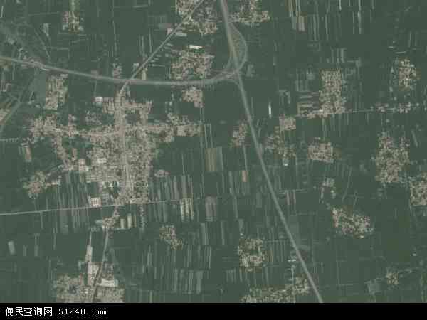 中国河南省商丘市梁园区双八镇地图(卫星地图