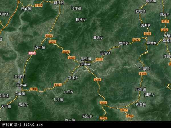 江西省吉安市永丰县地图(地图)