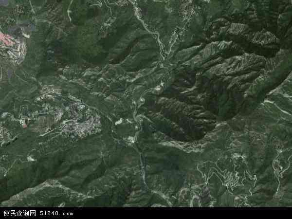 中国北京市房山区大安山乡地图(卫星地图)图片