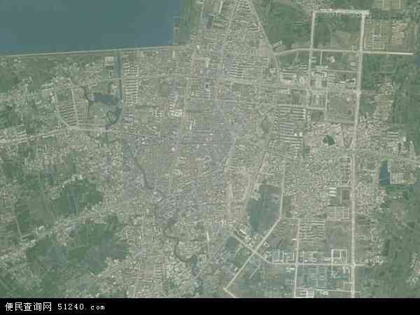 中国安徽省滁州市定远县定城镇地图(卫星地图)图片