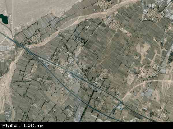 中国甘肃省武威市凉州区丰乐镇地图(卫星地图