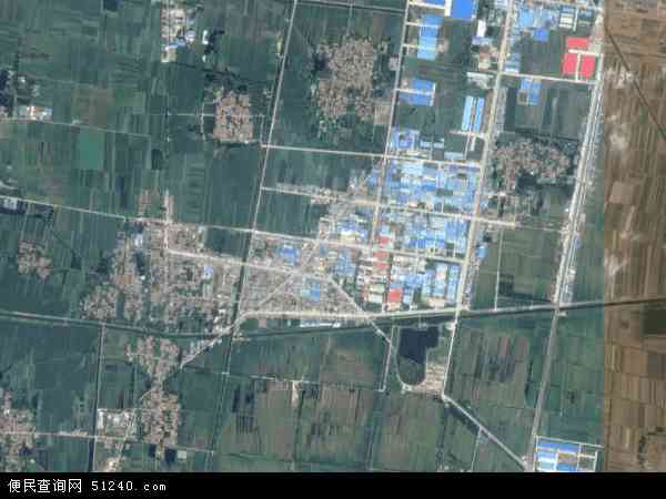 中国山东省德州市武城县鲁权屯镇地图(卫星地图)图片