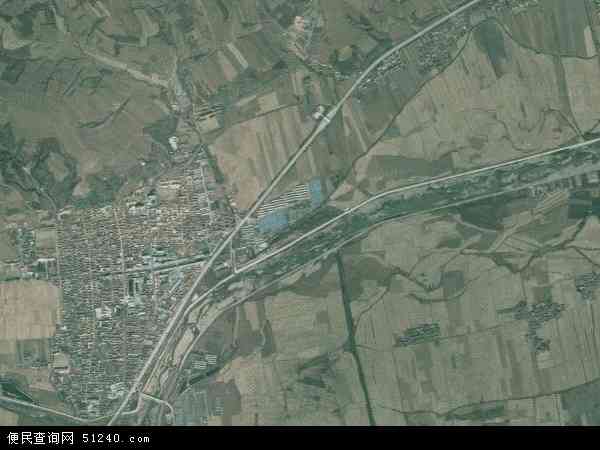 中国吉林省延边朝鲜族自治州和龙市头道镇地图(卫星地图)图片