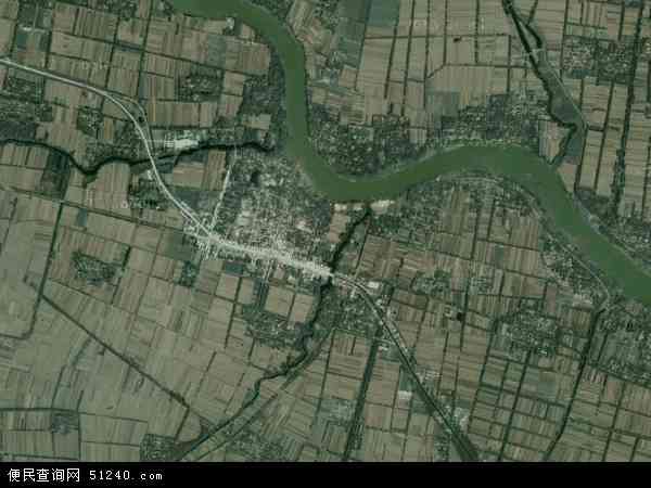中国安徽省亳州市涡阳县西阳镇地图(卫星地图)图片