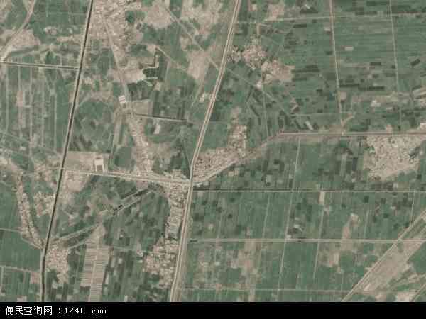中国内蒙古自治区巴彦淖尔市五原县银定图镇地图(卫星地图)图片