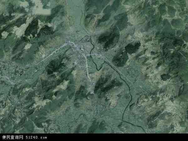 中国贵州省遵义市汇川区板桥镇地图(卫星地图)图片