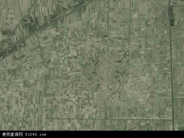 中国河北省沧州市南皮县鲍官屯镇地图(卫星地图)图片