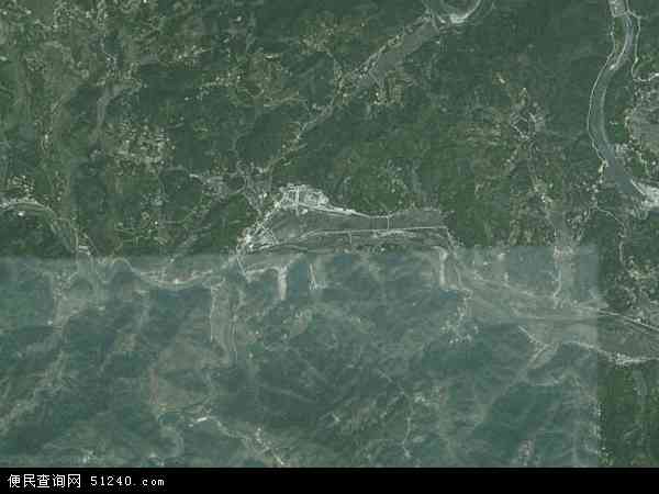中国安徽省安庆市岳西县菖蒲镇地图(卫星地图)图片