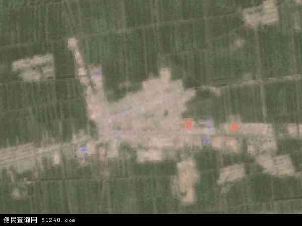中国吉林省松原市扶余市弓棚子镇地图(卫星地图)图片