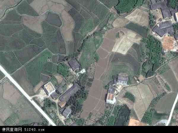 中国湖南省岳阳市平江县童市镇地图(卫星地图)图片