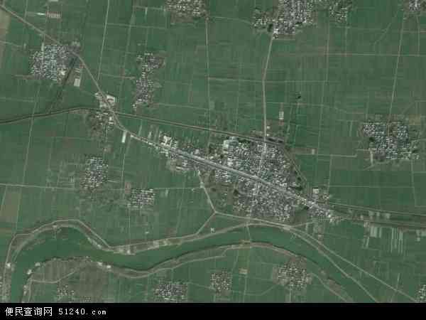 中国河南省漯河市郾城区新店镇地图(卫星地图
