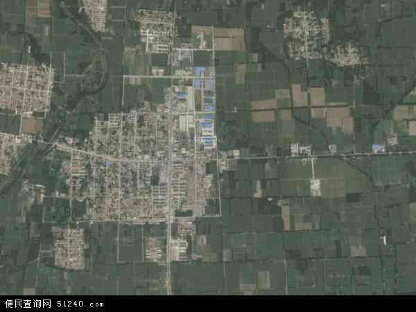 中国山东省泰安市肥城市安驾庄镇地图(卫星地图)图片