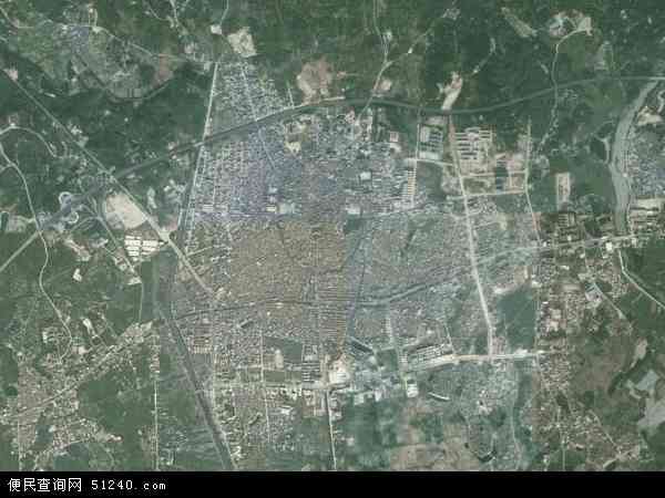 中国广东省揭阳市惠来县惠城镇地图(卫星地图)图片