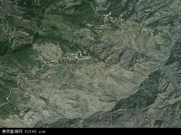 中国云南省红河哈尼族彝族自治州红河县石头寨乡地图(卫星地图)图片