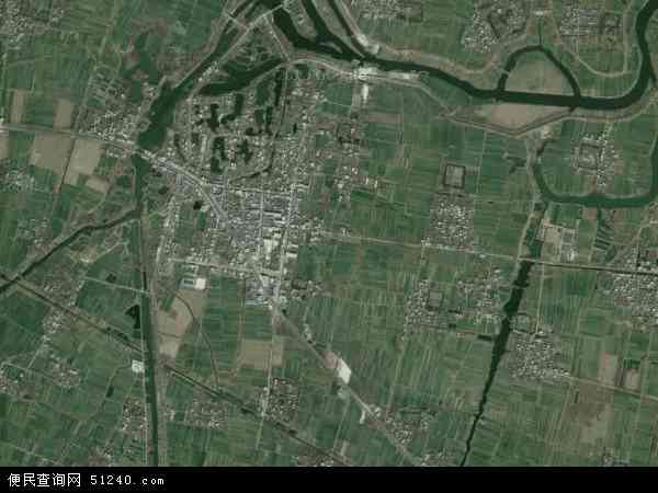 中国安徽省阜阳市临泉县杨桥镇地图(卫星地图