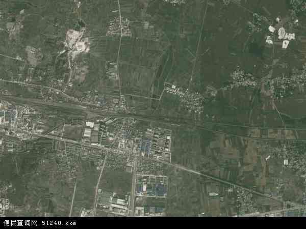 中国安徽省蚌埠市龙子湖区长淮卫镇地图(卫星地图)图片