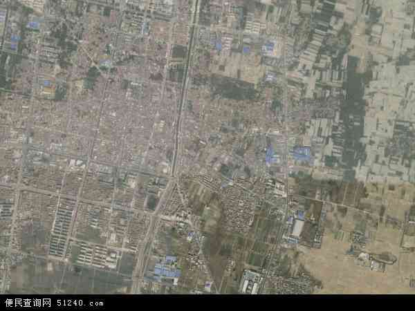 中国河南省安阳市内黄县城关镇地图(卫星地图
