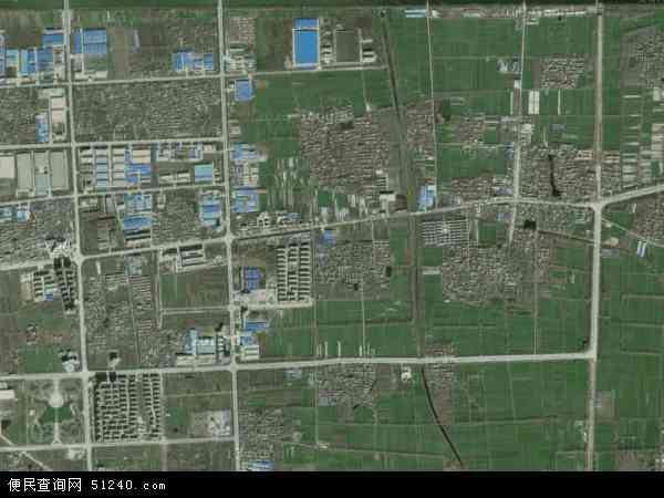 中国江苏省徐州市丰县凤城镇地图(卫星地图)图片
