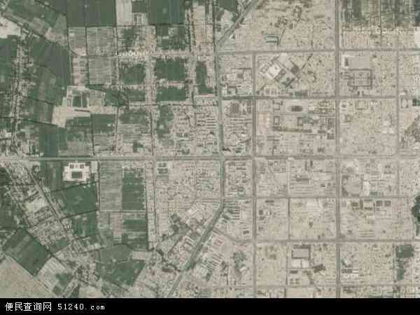 中国新疆维吾尔自治区喀什地区莎车县古勒巴格乡地图(卫星地图)