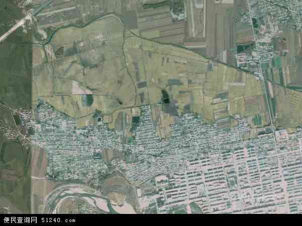 中国黑龙江省伊春市铁力市工农乡地图(卫星地图)图片