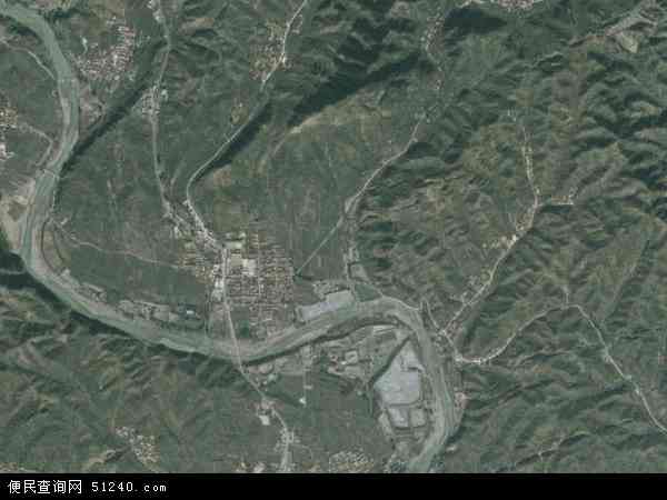 中国河北省唐山市迁西县汉儿庄乡地图(卫星地图)图片