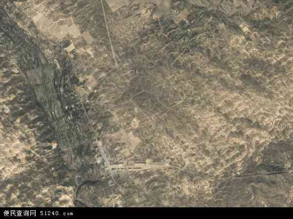 中国陕西省榆林市榆阳区红石桥乡地图(卫星地