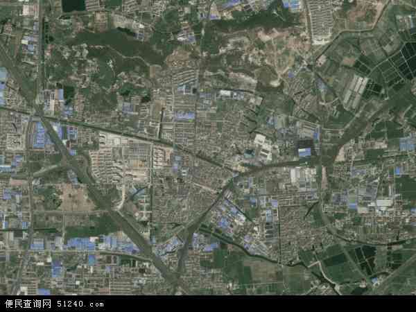 中国江苏省常州市武进区横山桥镇地图(卫星地图)图片
