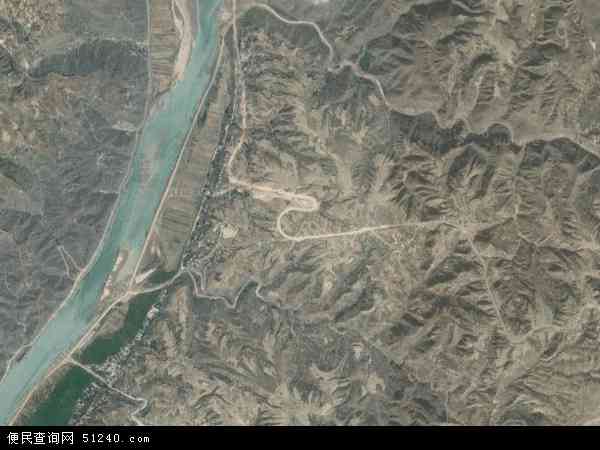 中国山西省忻州市保德县冯家川乡地图(卫星地图)图片