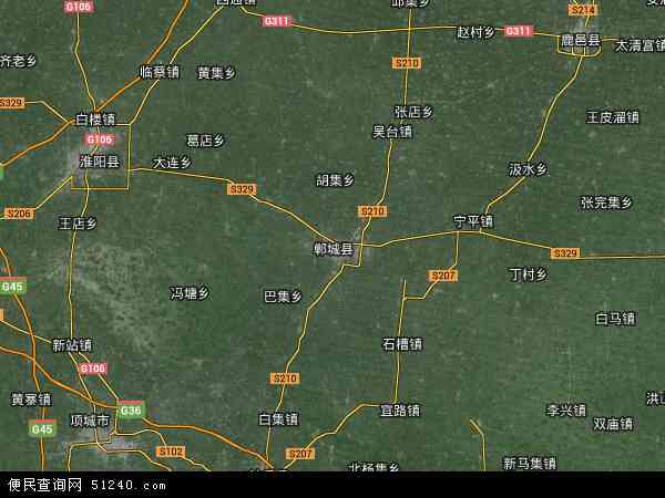 河南省周口市郸城县新城办事处地图(地图)