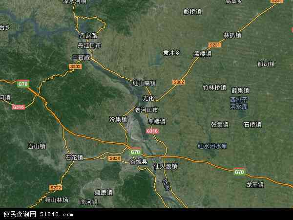 湖北省老河口市地图 图片合集图片