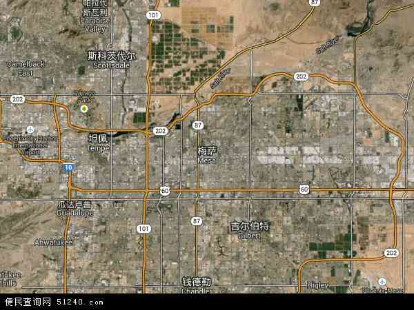 梅萨地图 - 梅萨卫星地图 - 梅萨高清航拍地图 - 梅萨高清卫星地图 - 梅萨2015年卫星地图 - 美国亚利桑那梅萨地图