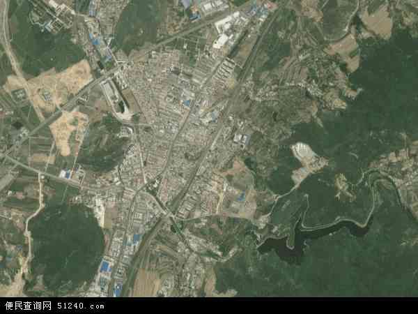 中国辽宁省大连市普兰店市石河地图(卫星地图)