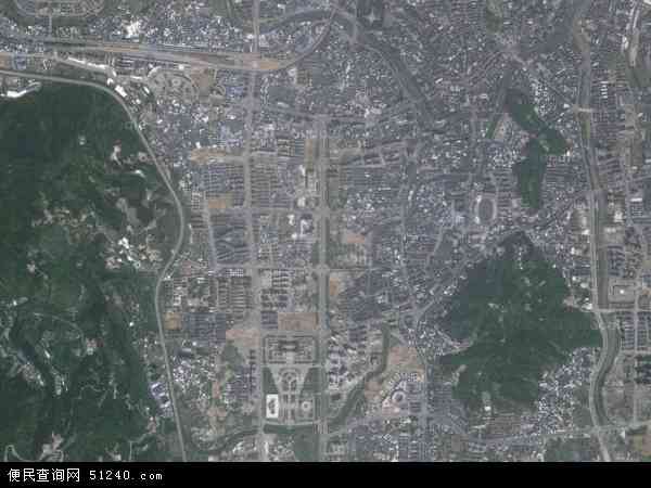 中国福建省龙岩市新罗区西陂地图(卫星地图)图片